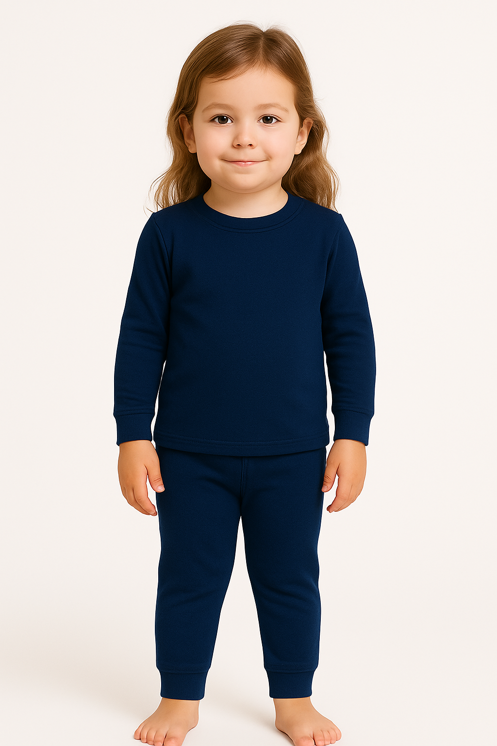 Kids CozyFit Navy Blue Thermal Set – 3 to 4 Years - Image 2