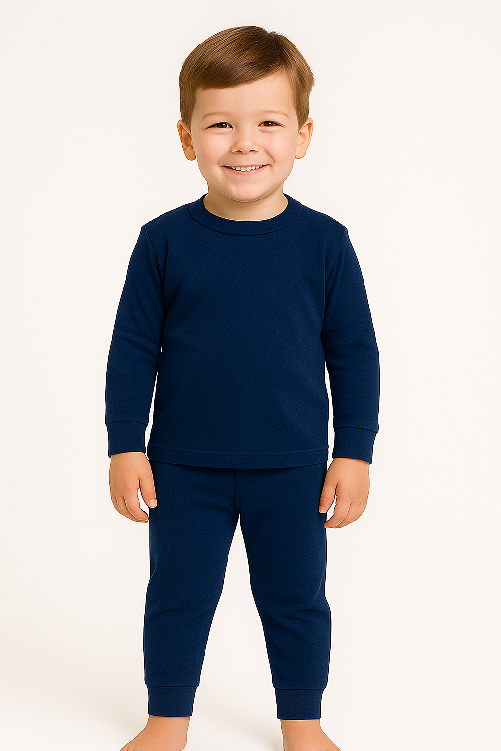 Kids CozyFit Navy Blue Thermal Set – 3 to 4 Years