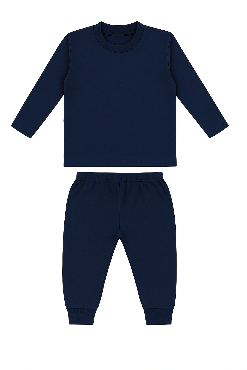 Kids Ultra-Soft Black Full Sleeve Top & Jogger Pajama Set (3–4 Years) - Image 3